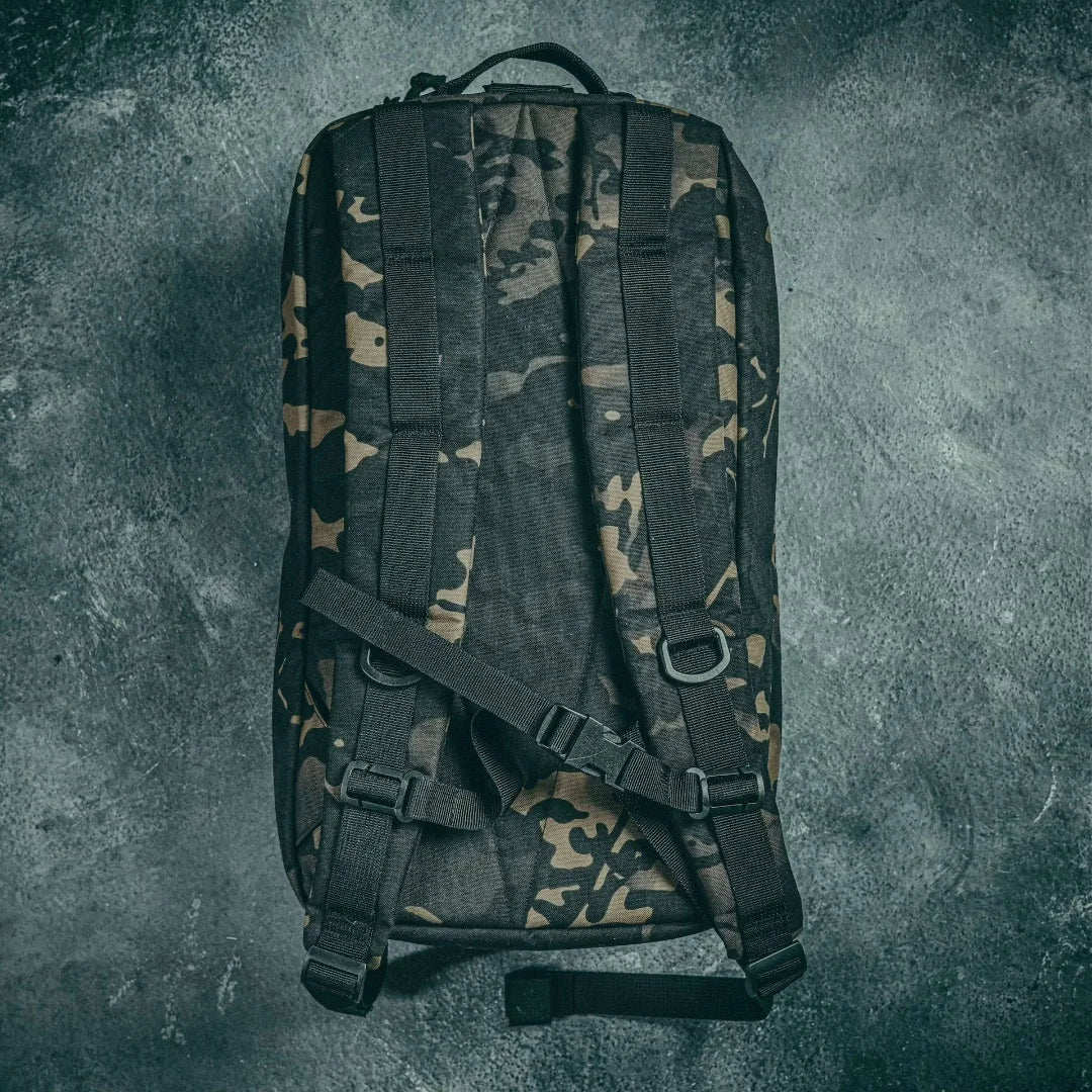 The 12 Hour Plus Backpack in 12 hr plus mcamblk from Recycled Firefighter. Professional-grade quality for everyday tactical use and operations.