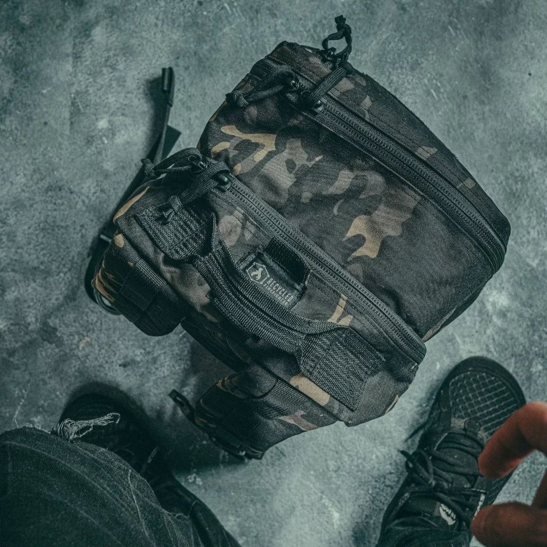 The 12 Hour Plus Backpack in 12 hr plus mcamblk from Recycled Firefighter. Professional-grade quality for everyday tactical use and operations.