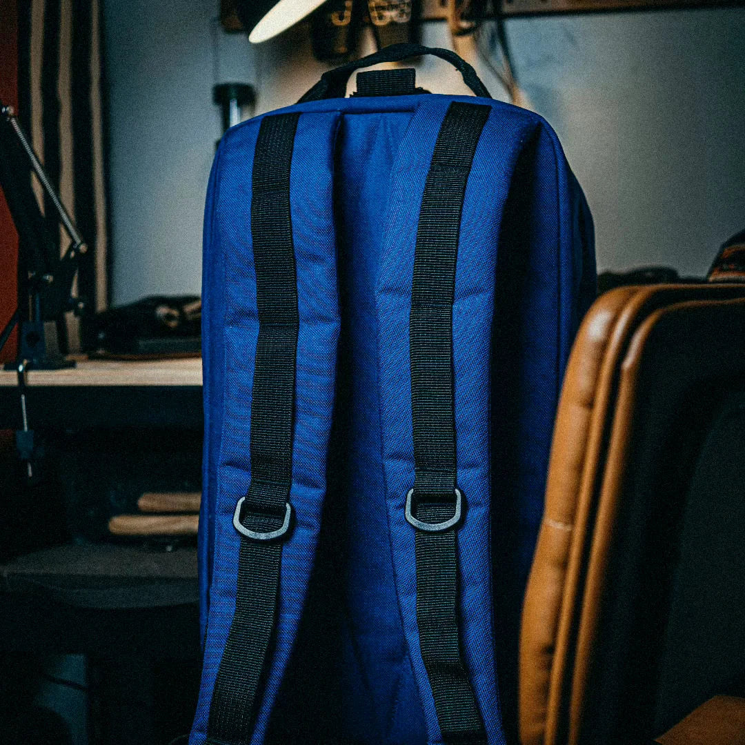 12 Hour Plus Backpack from Recycled Firefighter featuring 12 hr plus royal blue. Durable gear designed for first responders and tactical professionals.