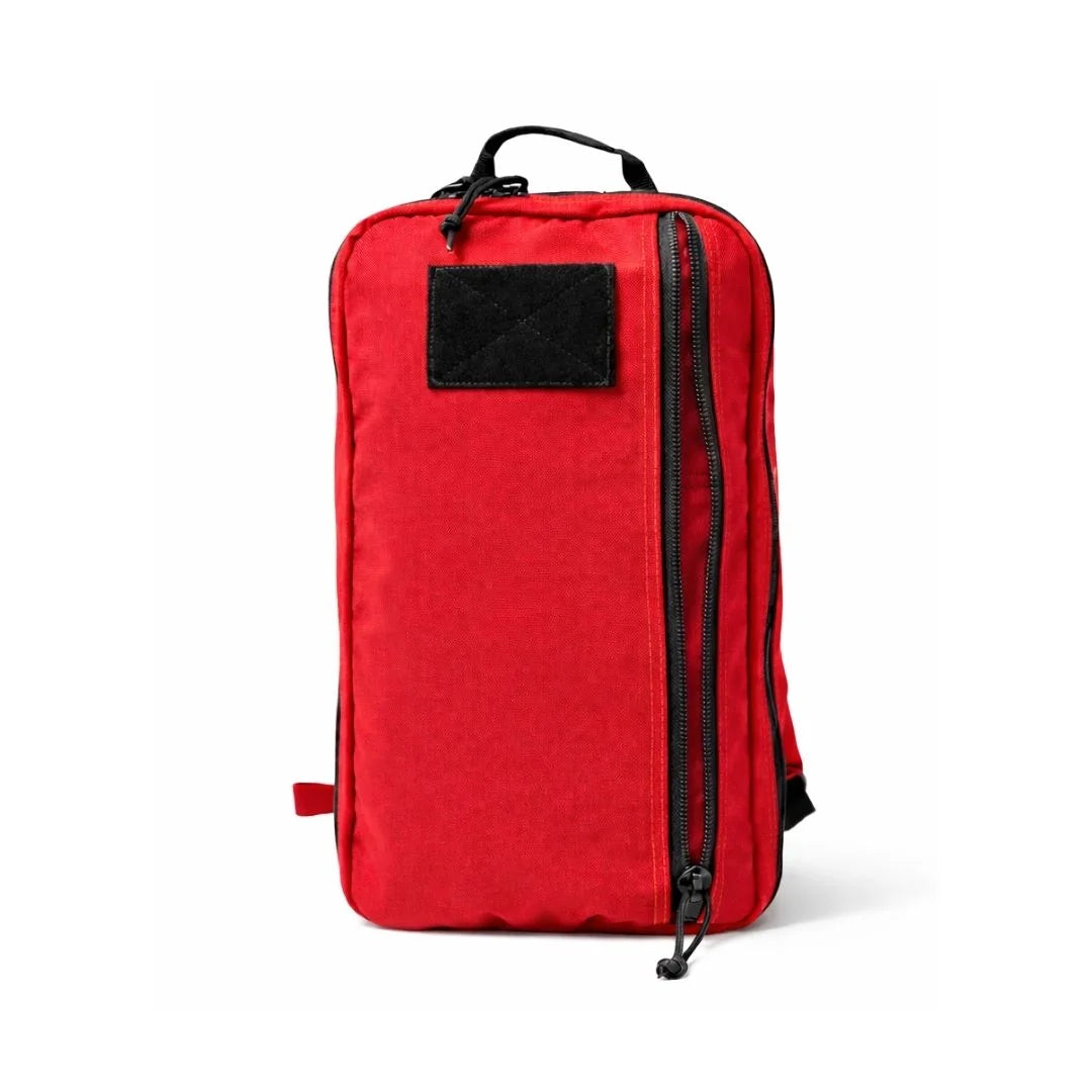 Tactical 12 Hour Plus Backpack featuring 12 hr plus red by Recycled Firefighter. Durable construction designed for professional operations.