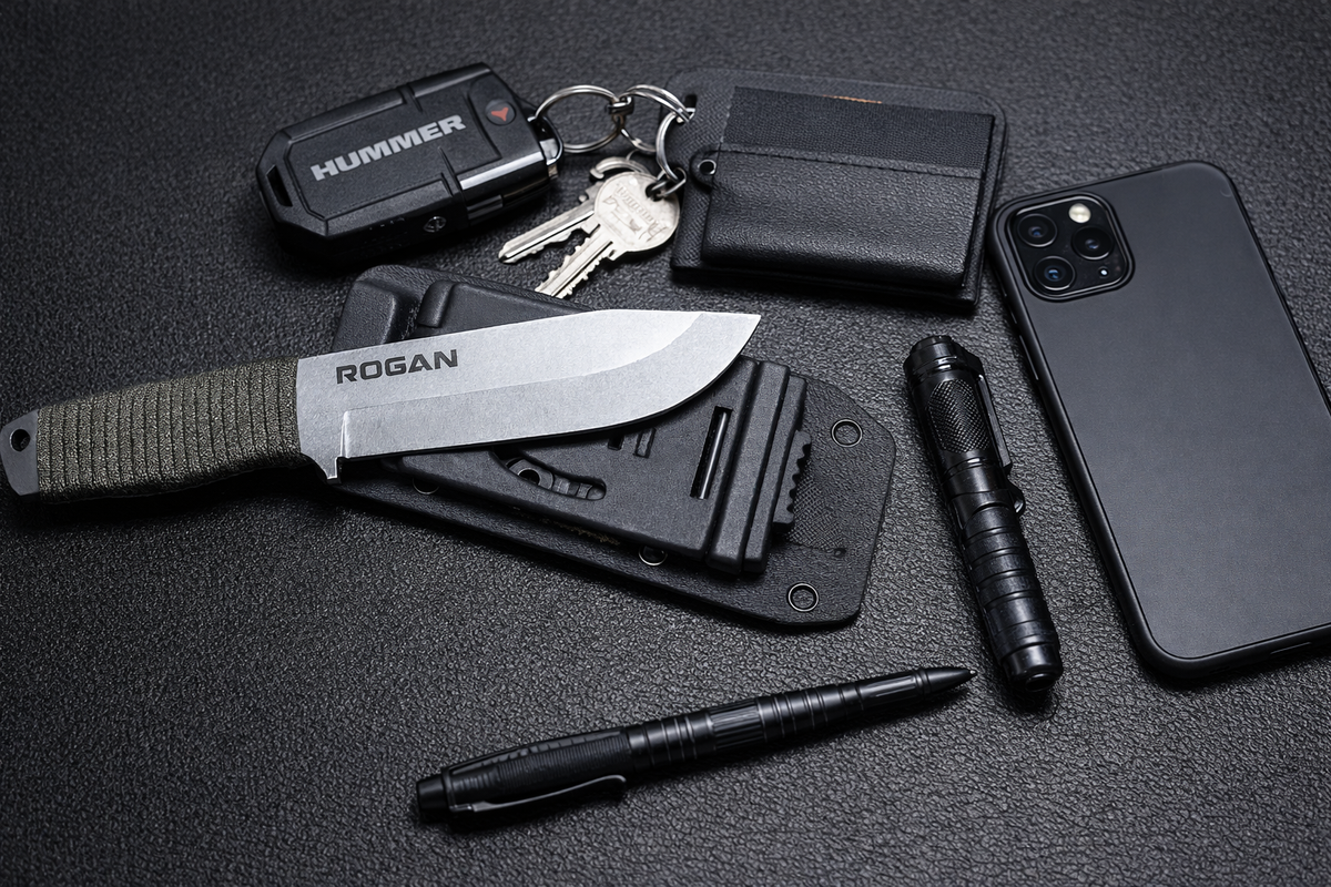 RFK-PRO Comes with sheath and belt clip.