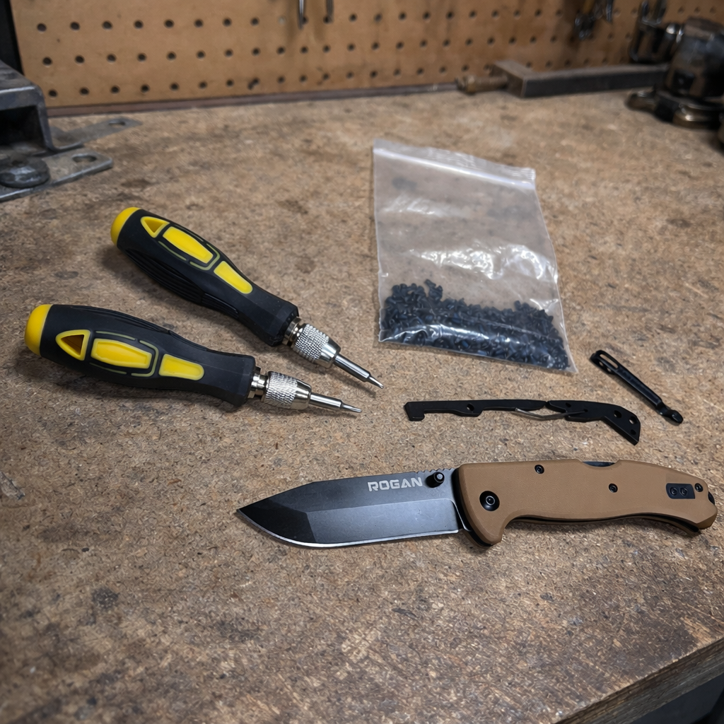 ROGUE Folding Knife-Gen 1 (Coyote/Black)