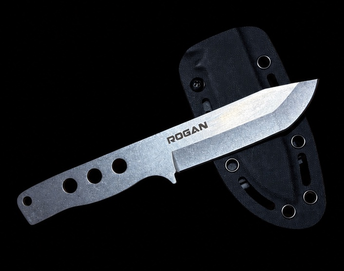 ROGAN Field Knife - RECON (Comes with sheath and belt clip.)