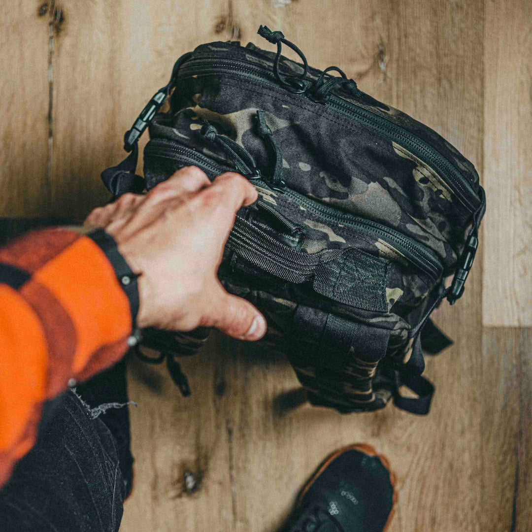 Recycled Firefighter presents the 24 Hour PLUS Backpack 500D in MCAMBLK. Professional design meets everyday durability.