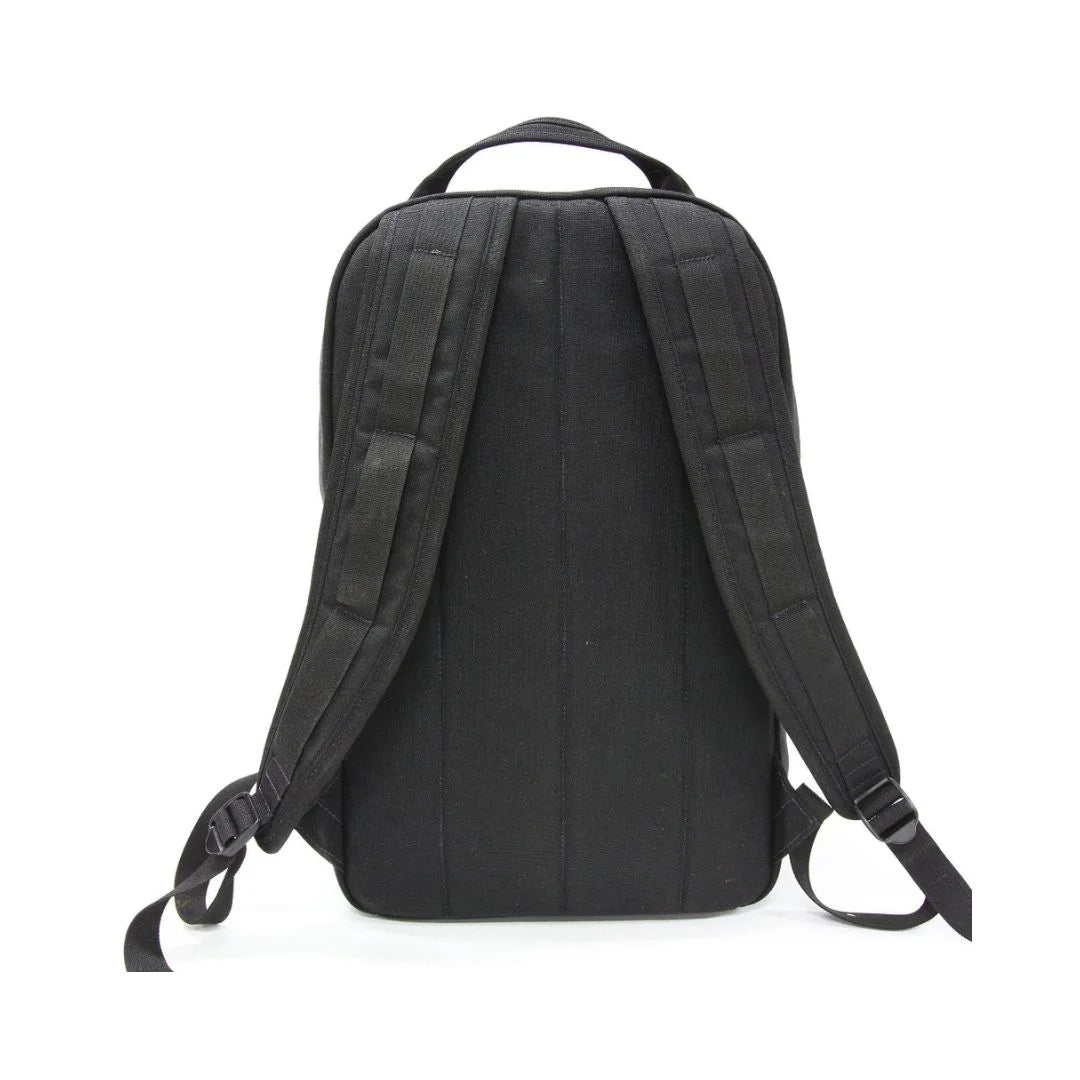 The Chief USA-made tactical backpack by Recycled Firefighter in tan featuring an integrated external front storage pocket.