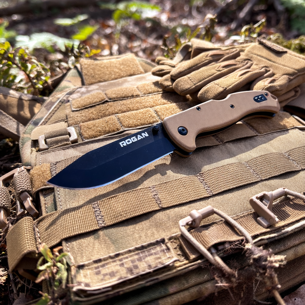 ROGUE Folding Knife-Gen 1 (Coyote/Black)