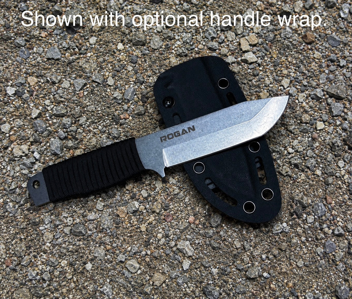 ROGAN Field Knife - RECON (Comes with sheath and belt clip.)
