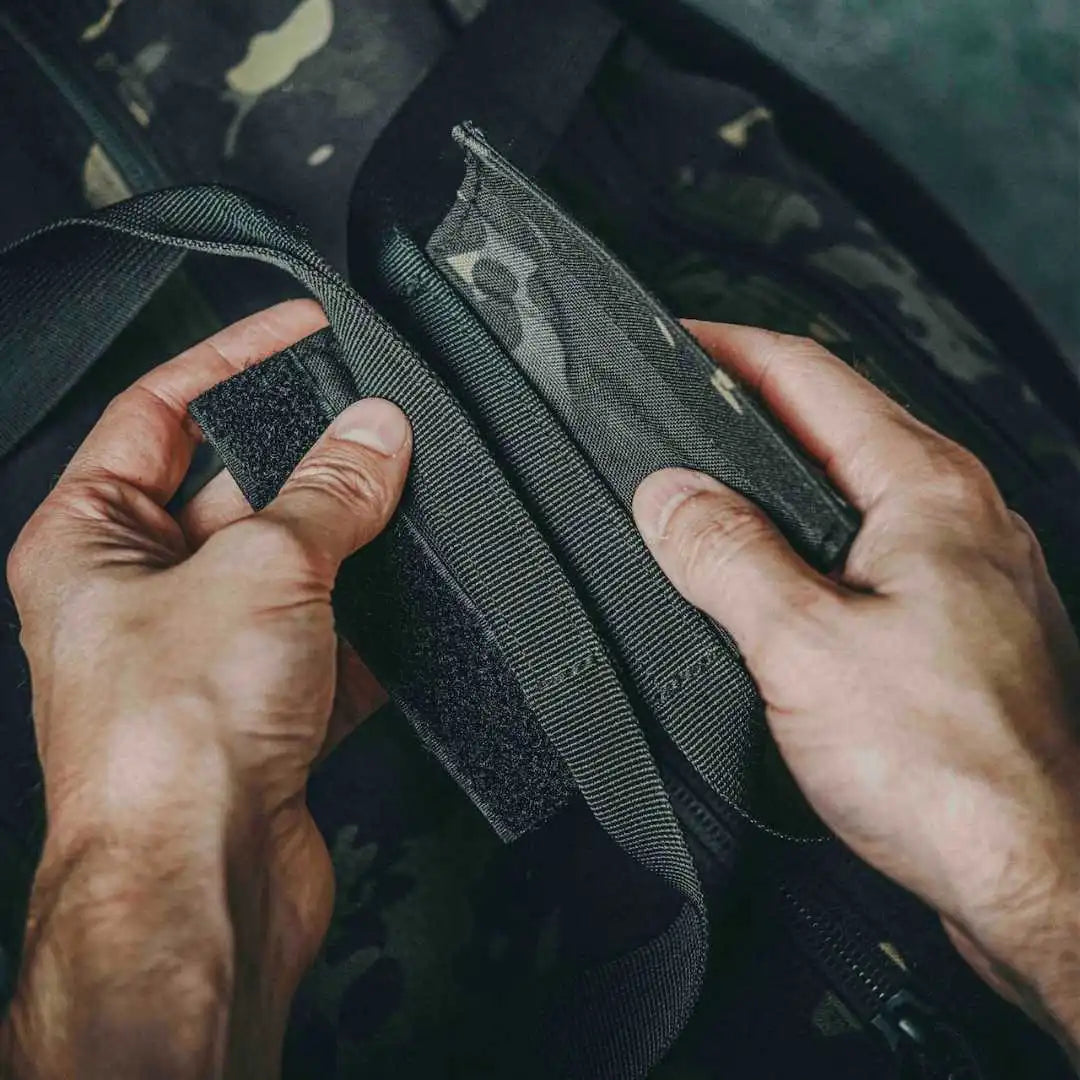 Professional 72-Hour 1000D Cordura Duffle Bag featuring mcamblk by Recycled Firefighter. Honors first responder service with durability.