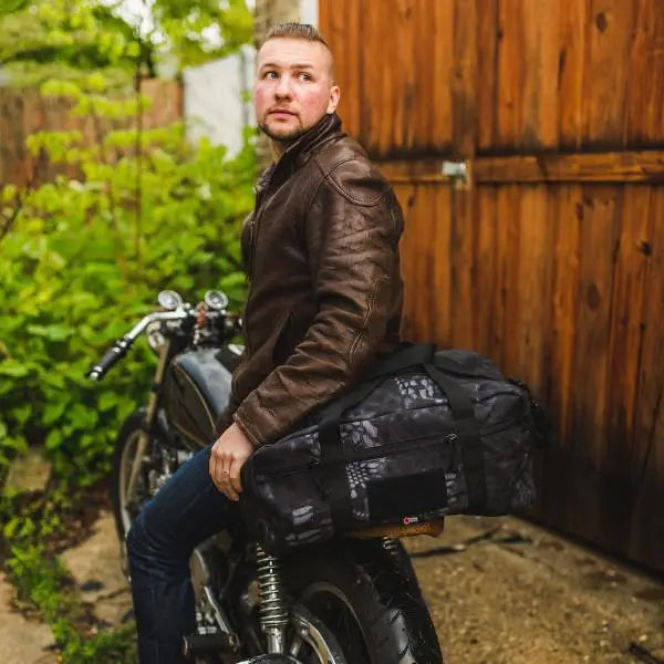 Recycled Firefighter's typhon 72-Hour 1000D Cordura Duffle Bag. Quality tactical gear built for demanding professional use.