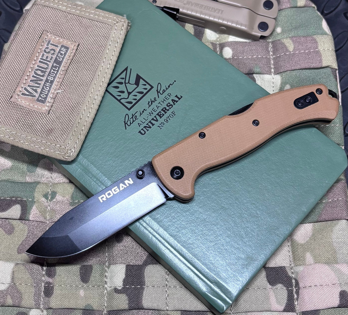 ROGUE Folding Knife-Gen 1 (Coyote/Black)