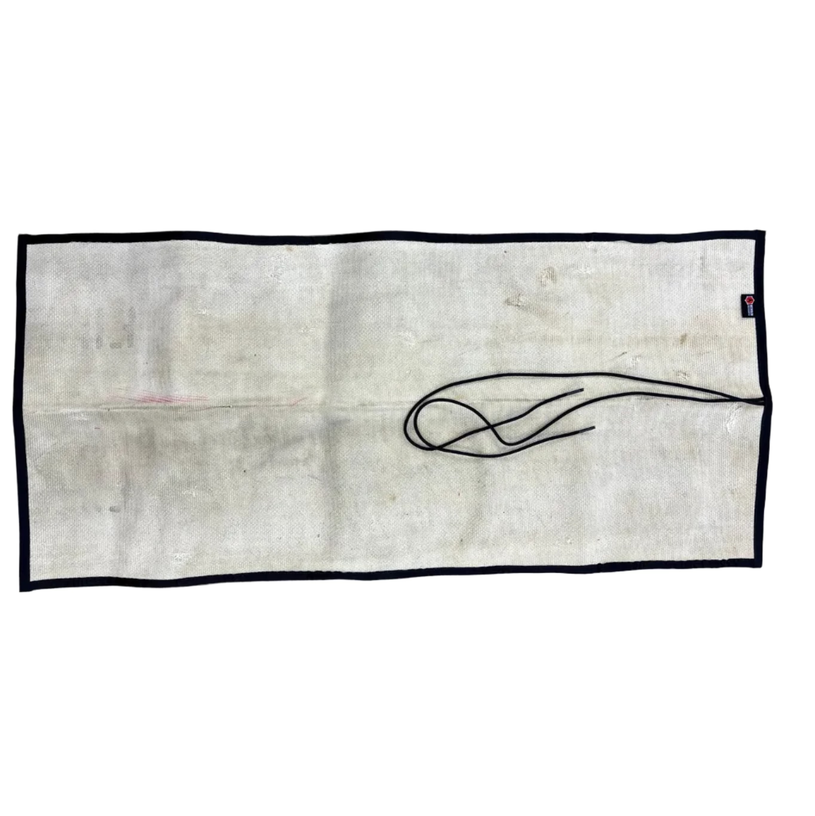 Drop Zone Mat Premium product view — repurposed fire hose work mat by Recycled Firefighter