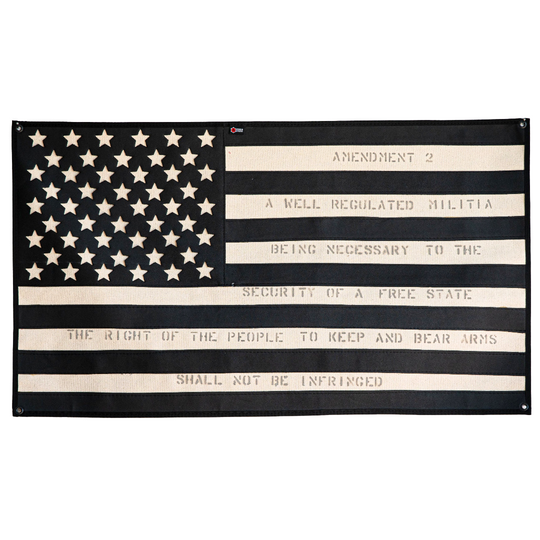 American Flag - Combat Boot Leather - Second Amendment with white background Recycled Firefighter