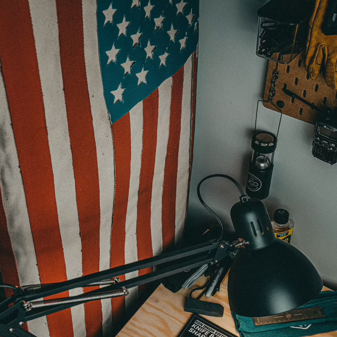 American Flag - Fire Hose
