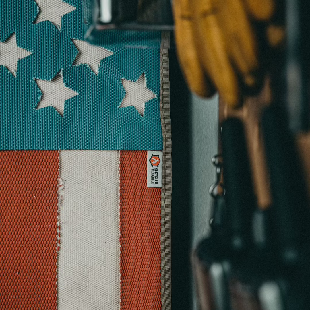 American Flag - Fire Hose
