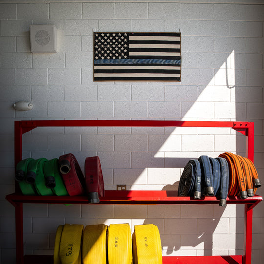 American Flag - Fire Hose - Thin Blue Line