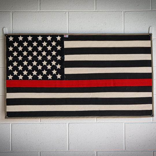 American Flag - Fire Hose - Thin Red Line