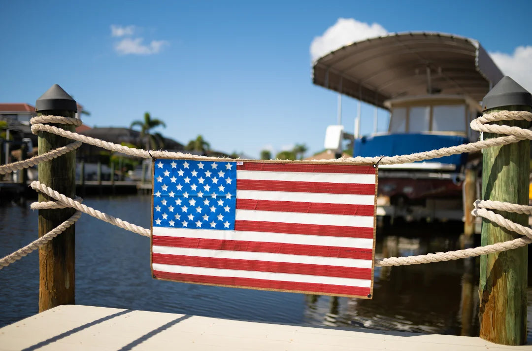 Recycled Firefighter's American Flag Rubber Fire Hose Waterproof in American Flag - Rubber Fire Hose - Waterproof. Built tough for demanding professional and tactical applications.