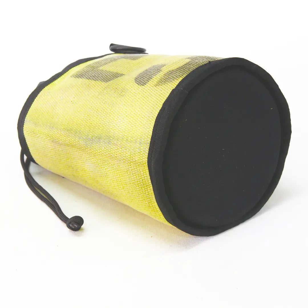 Recycled Firefighter presents the Ammo/Gear Bag in yellow & black 7inch. Professional design meets everyday durability.