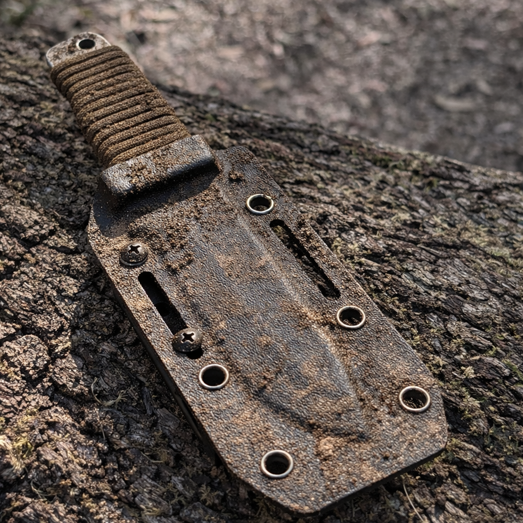 RFK-PRO Comes with sheath and belt clip.