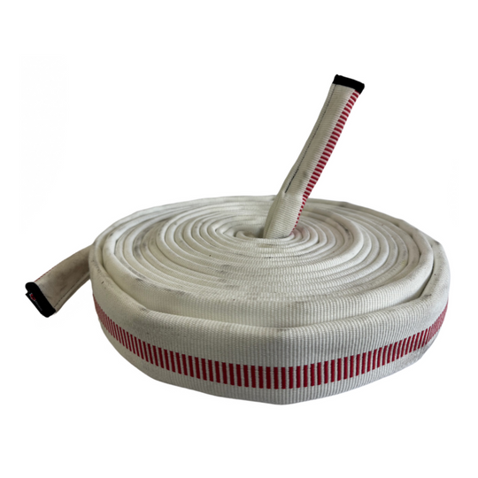 Battle Rope Battalion Blitz 50FT white color with white background Recycled Firefighter