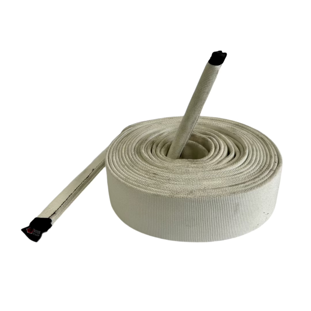 Battle Rope Cadet Cord  30FT white color with white background Recycled Firefighter