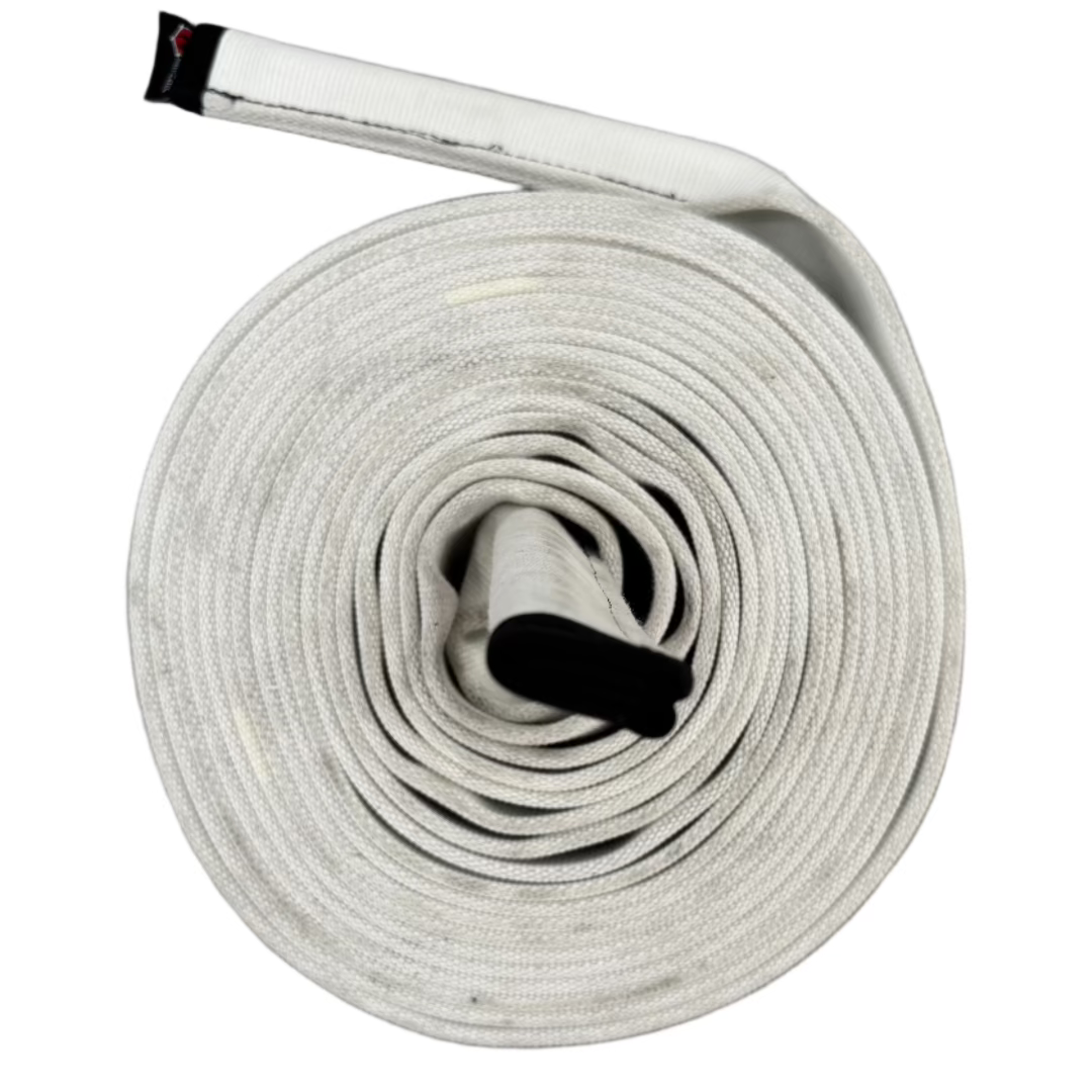 Battle Rope Cadet Cord  30FT white color with white background Recycled Firefighter