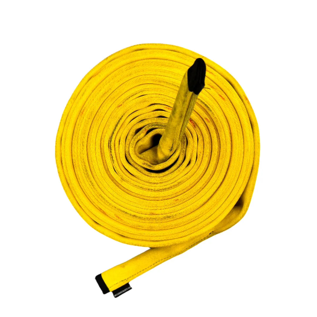 Recycled Firefighter's Battle Rope Cadet Cord 30FT in Yellow. Built tough for demanding professional and tactical applications.