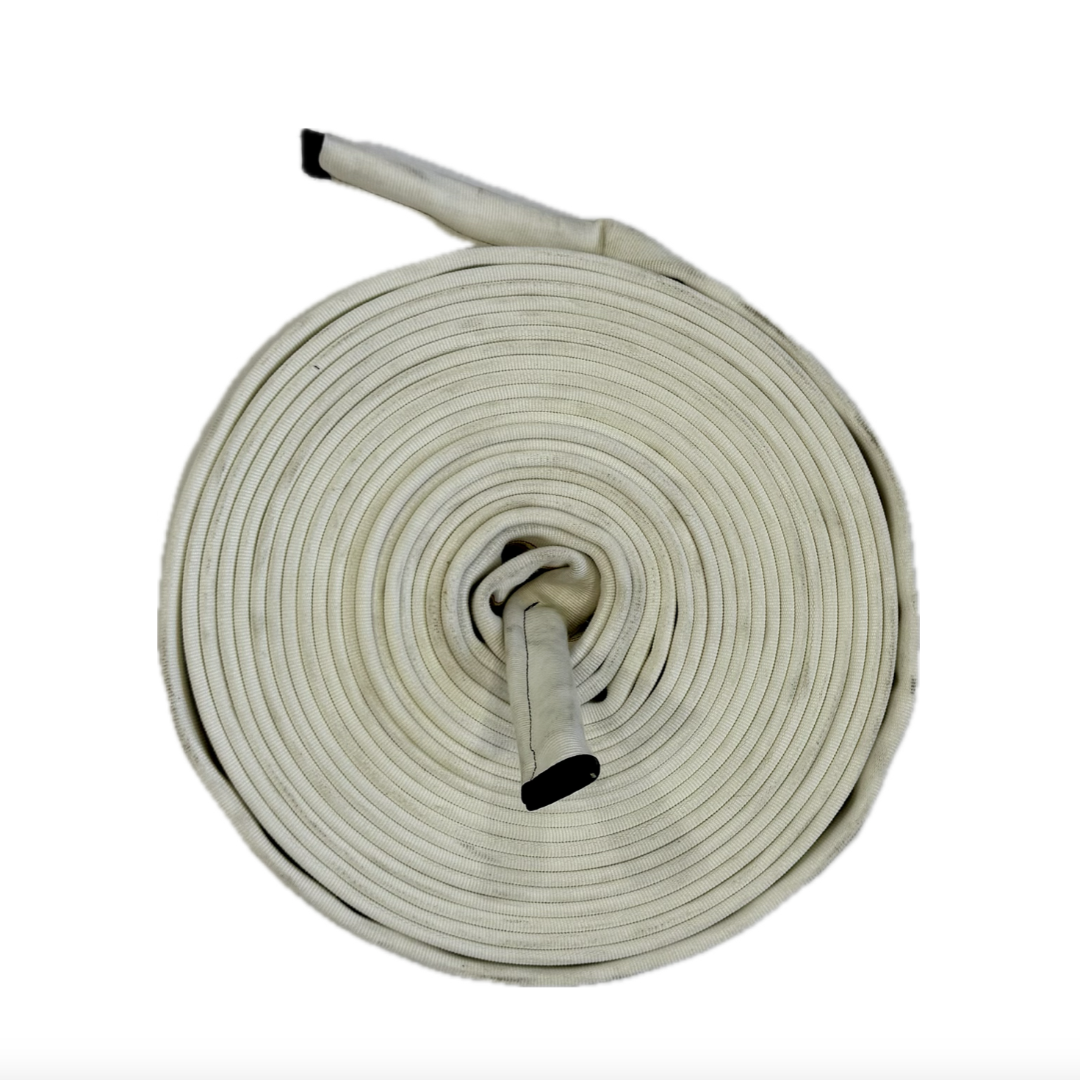 Battle Rope Recruit Rope 50FT white color with white background Recycled Firefighter