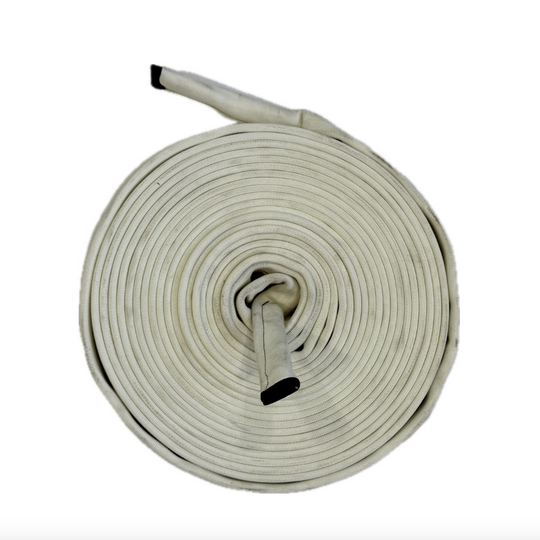 Battle Rope Recruit Rope 50FT white color with white background Recycled Firefighter