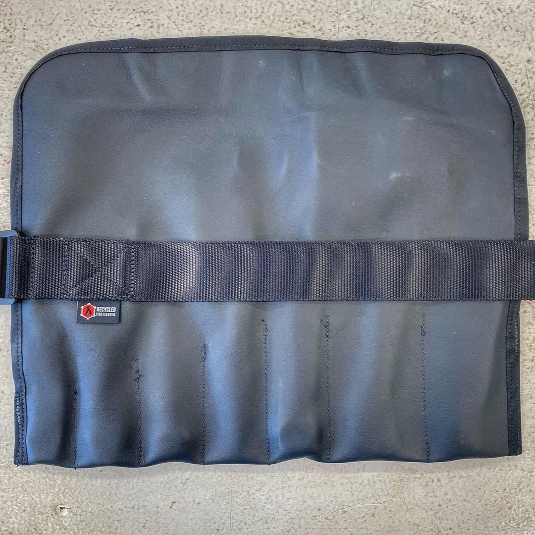 Combat Leather Tool Roll Recycledfirefighter Black Leather