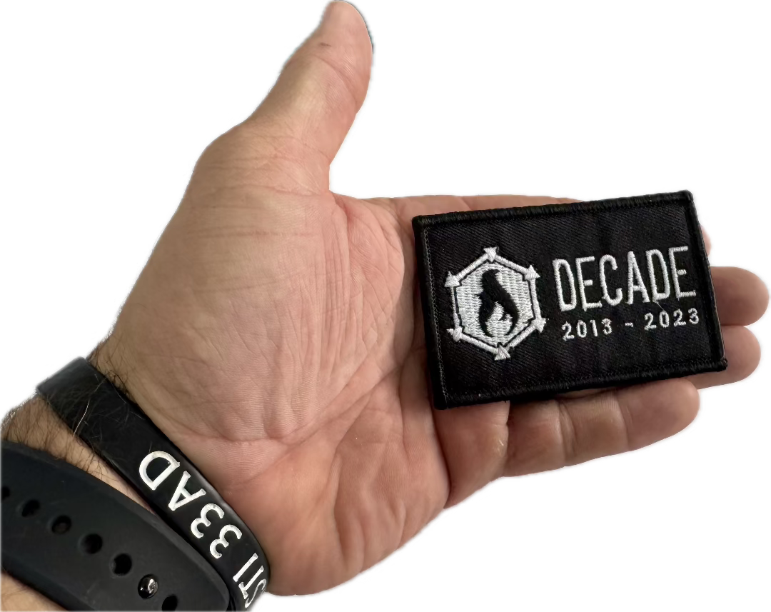 Decade Patch Recycledfirefighter