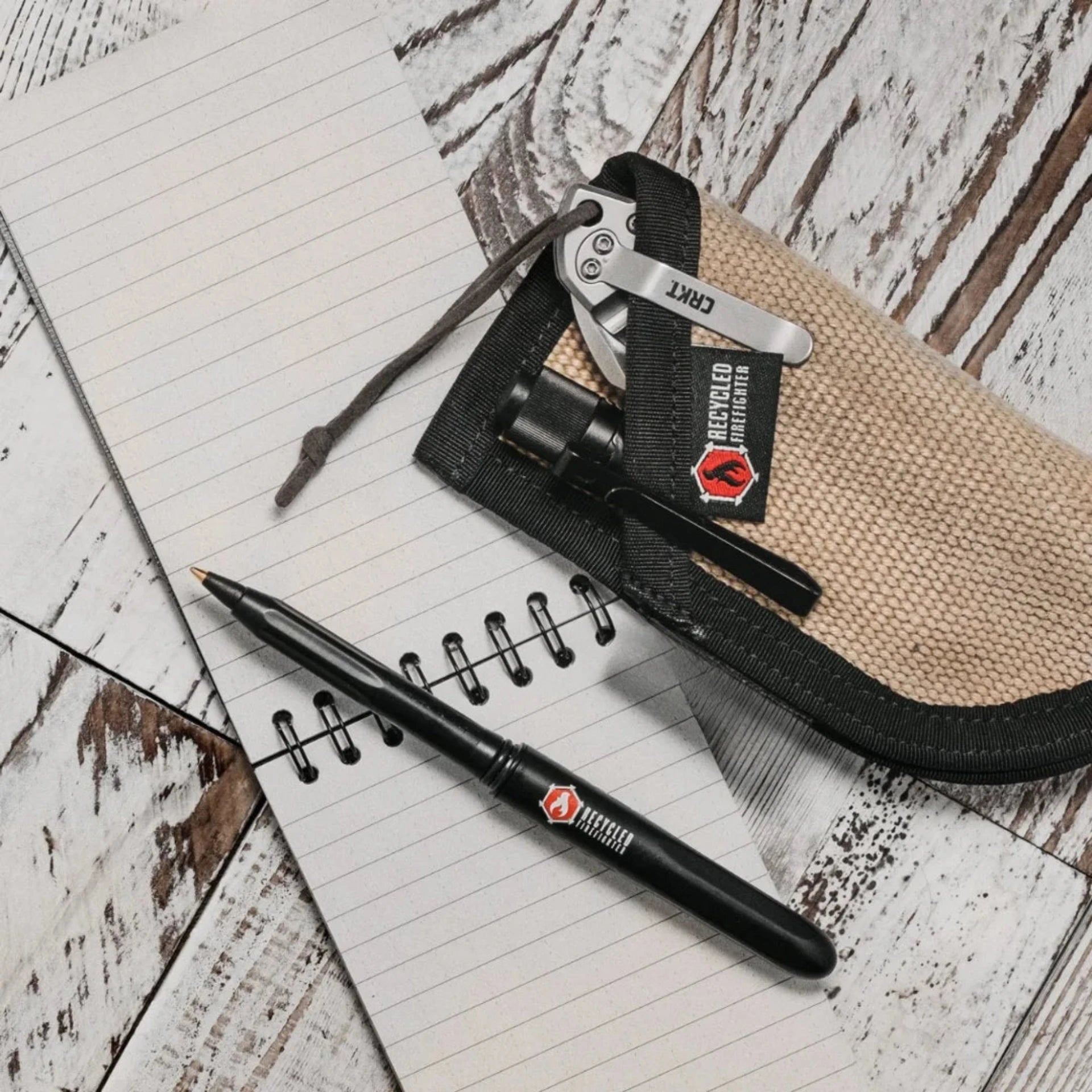 EDC Pocket Caddy by Recycled Firefighter. Durable professional gear for tactical applications.