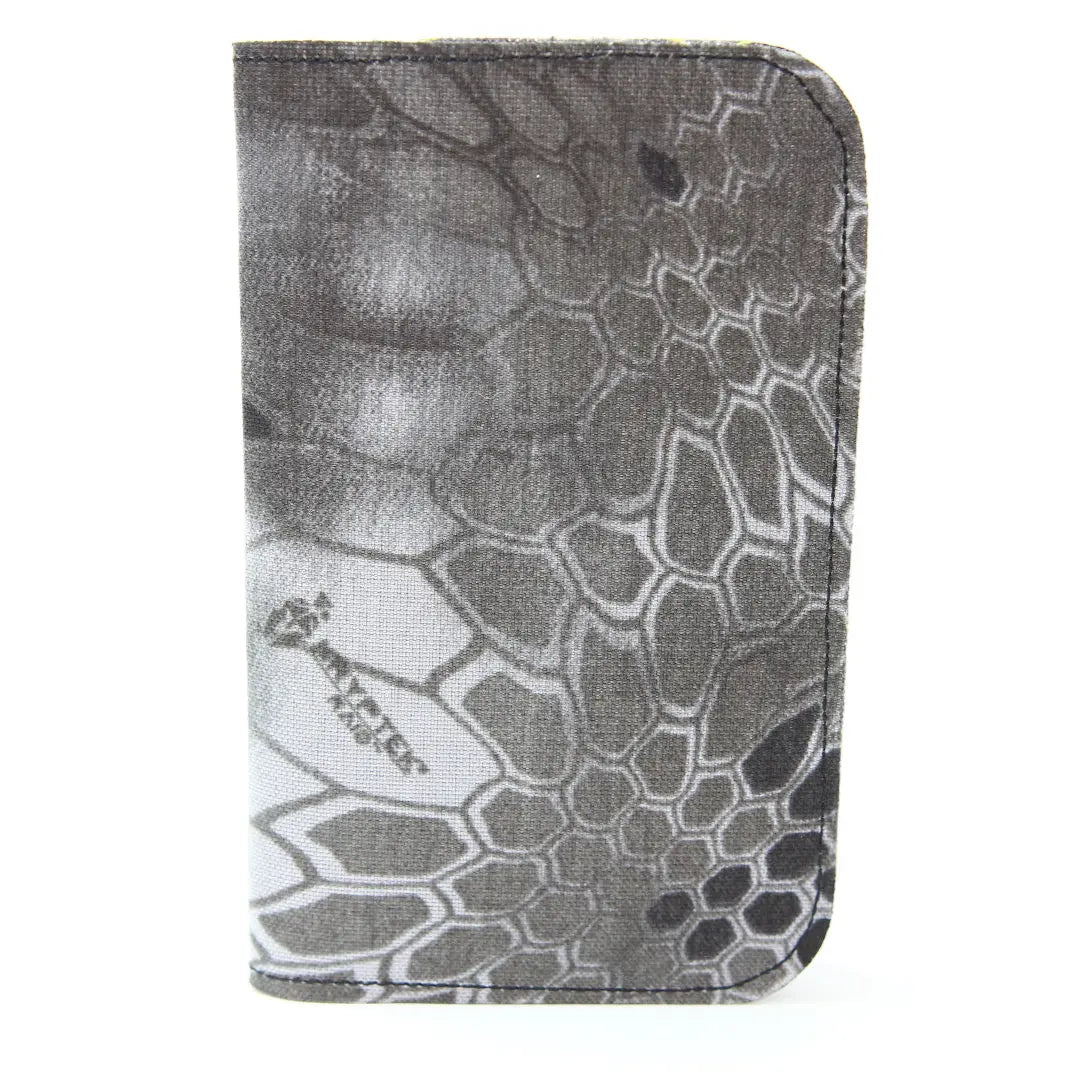 Tactical Field Notes Wallet featuring xpac raid by Recycled Firefighter. Durable construction designed for professional operations.