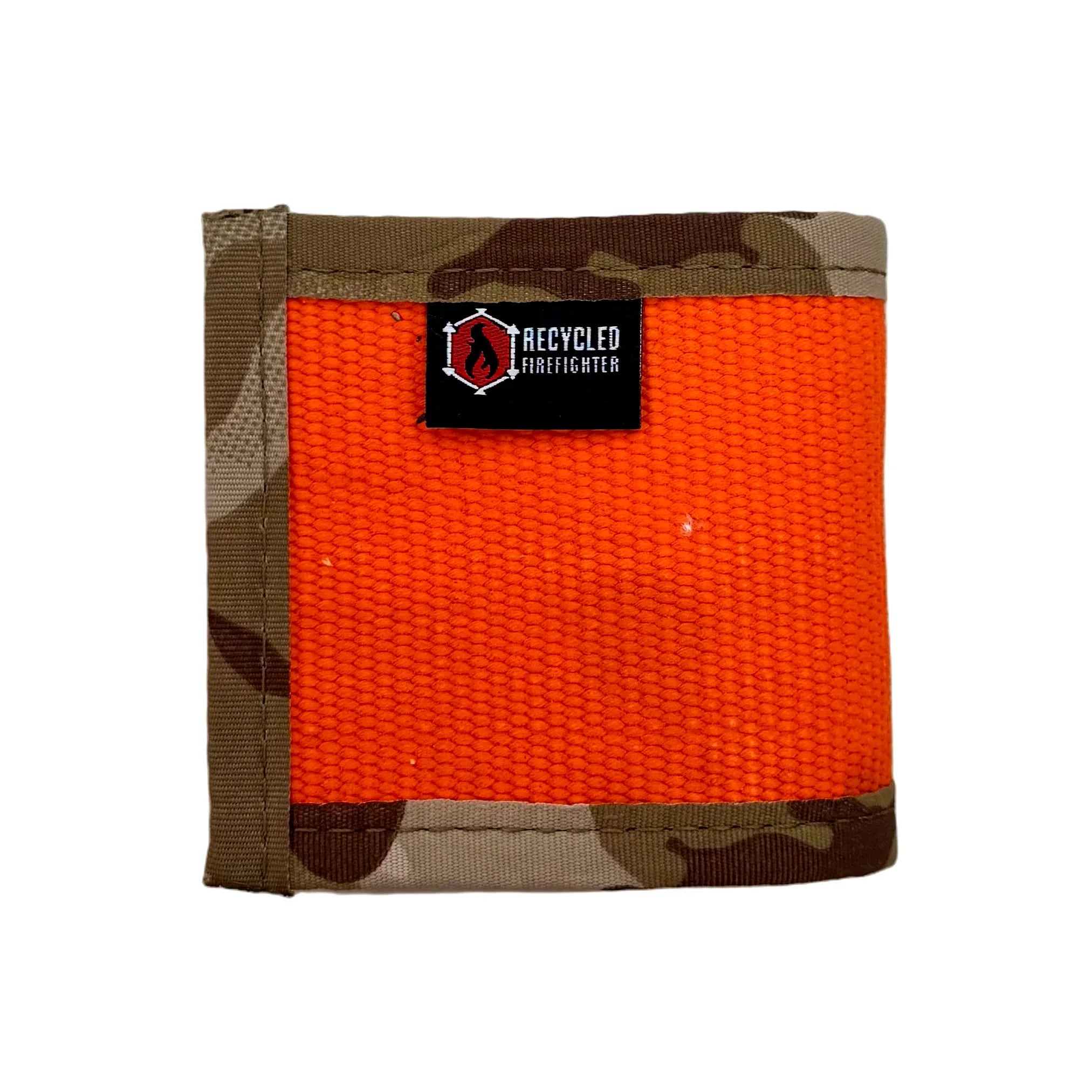 Fire Hose Drink Sleeve by Recycled Firefighter. Premium insulation keeps beverages cold using genuine fire hose.