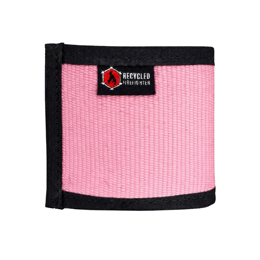 Pink Fire Hose Drink Sleeve by Recycled Firefighter. Unique color choice provides beverage temperature protection.