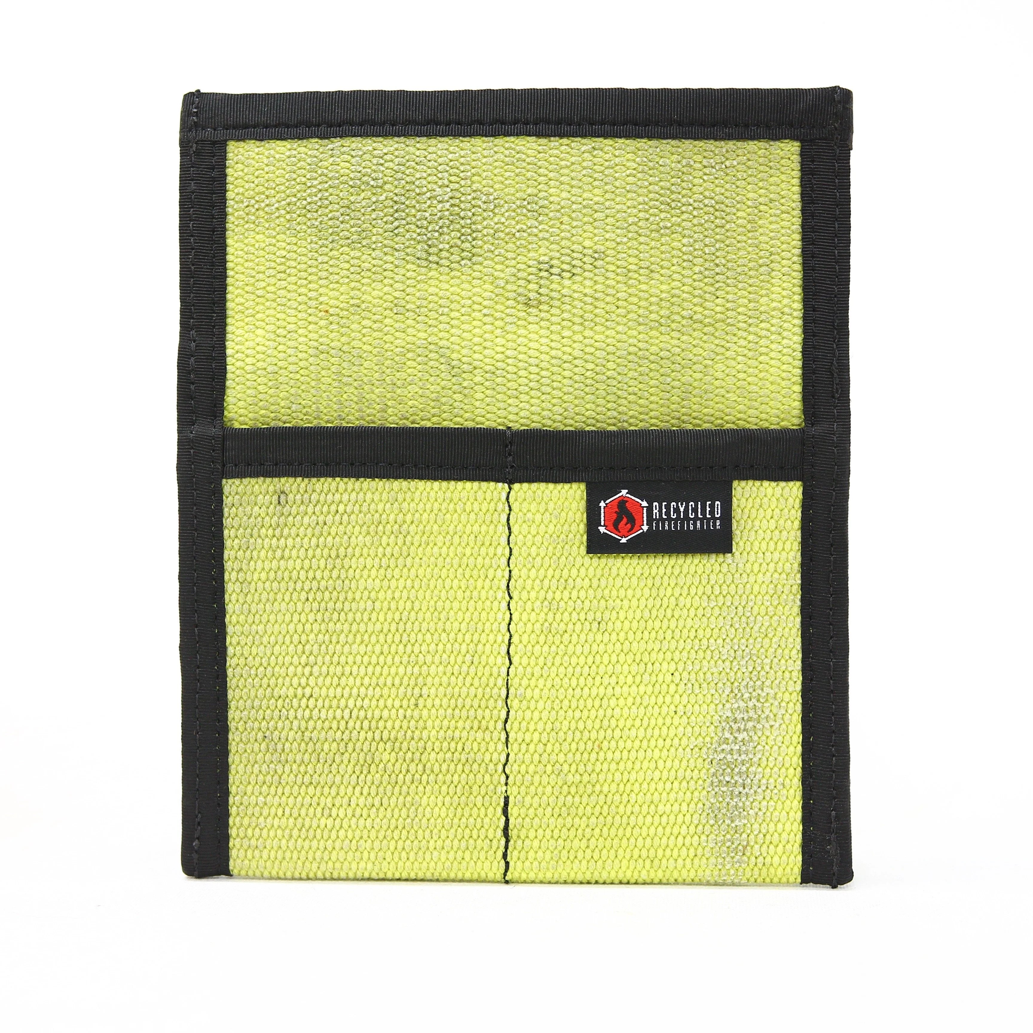 Recycled Firefighter yellow & black Fire Hose Tool Pouch. Professional-grade tactical construction for daily operations.