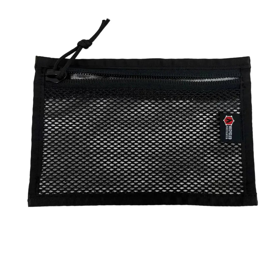 Flat EDC Pouch Firehose from Recycled Firefighter. Durable gear designed for first responders and tactical professionals.