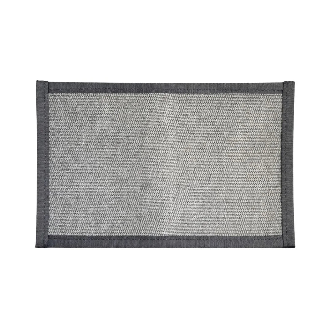 Professional Flat EDC Pouch Firehose in black & black by Recycled Firefighter. Tactical design honors first responder service with quality materials.