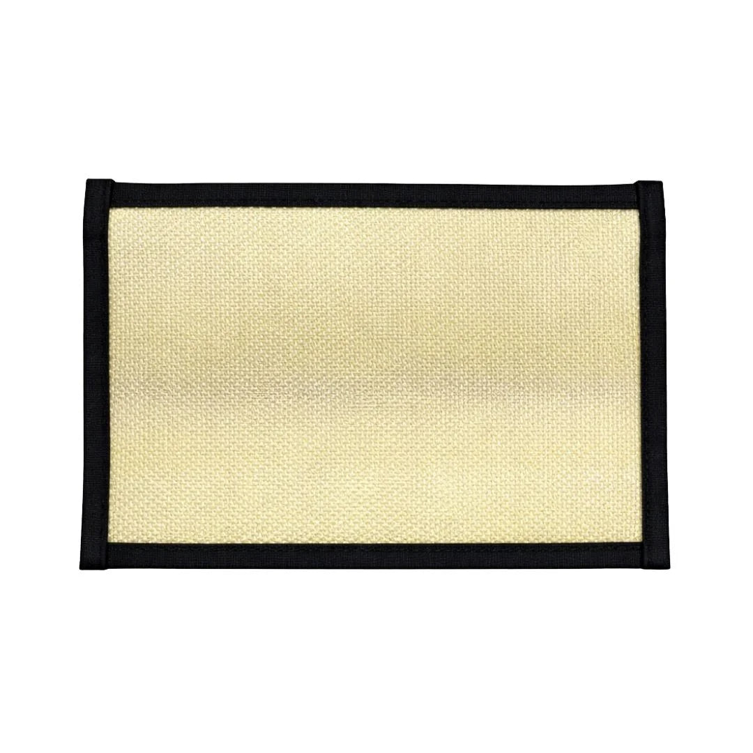 Recycled Firefighter's light yellow & black Flat EDC Pouch Firehose. Quality tactical gear built for demanding professional use.