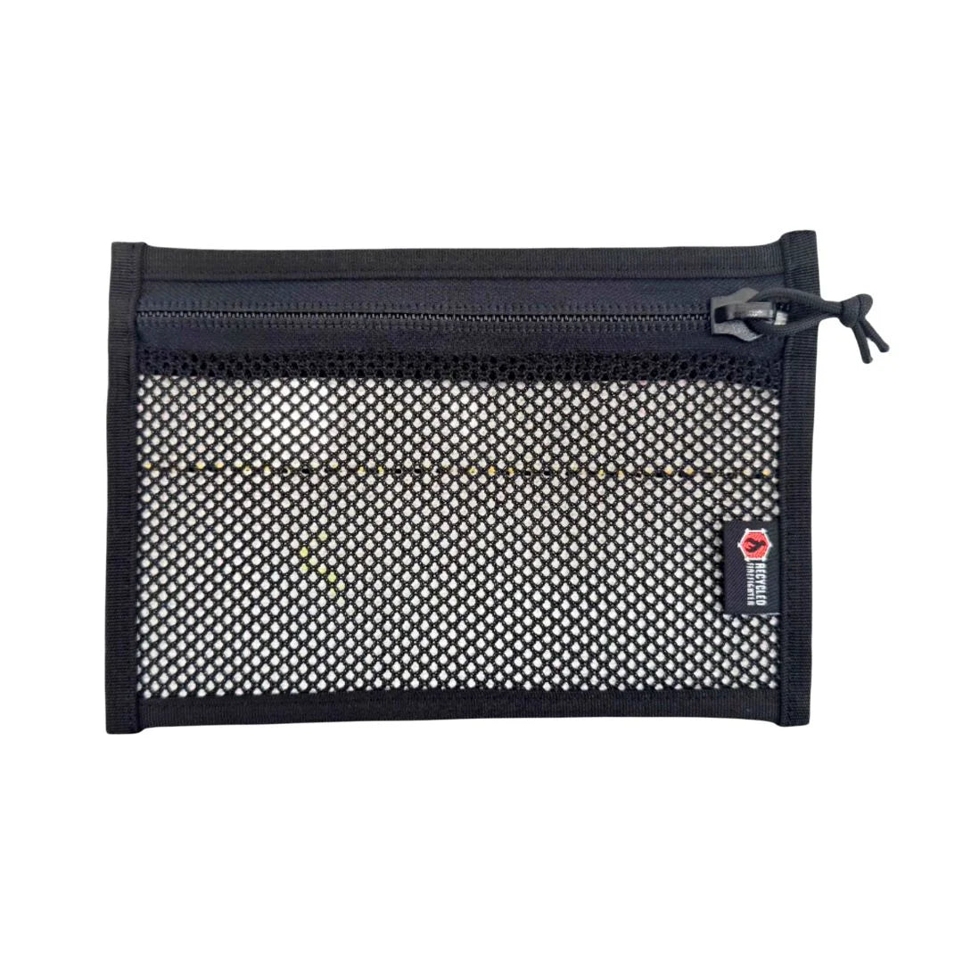 Recycled Firefighter rubber & black Flat EDC Pouch Firehose. Professional-grade tactical construction for daily operations.