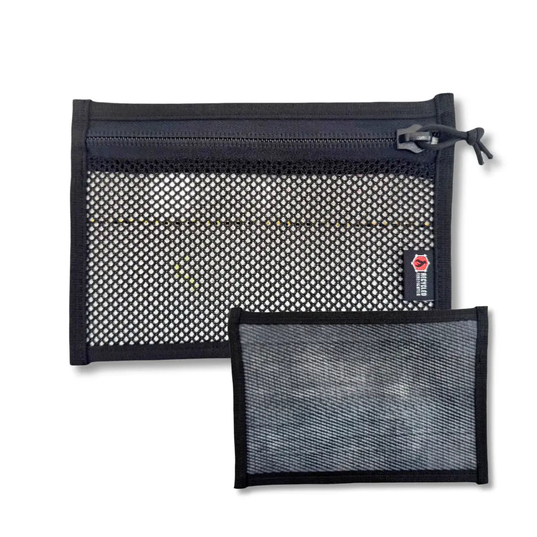 Recycled Firefighter rubber & black Flat EDC Pouch Firehose. Professional-grade tactical construction for daily operations.