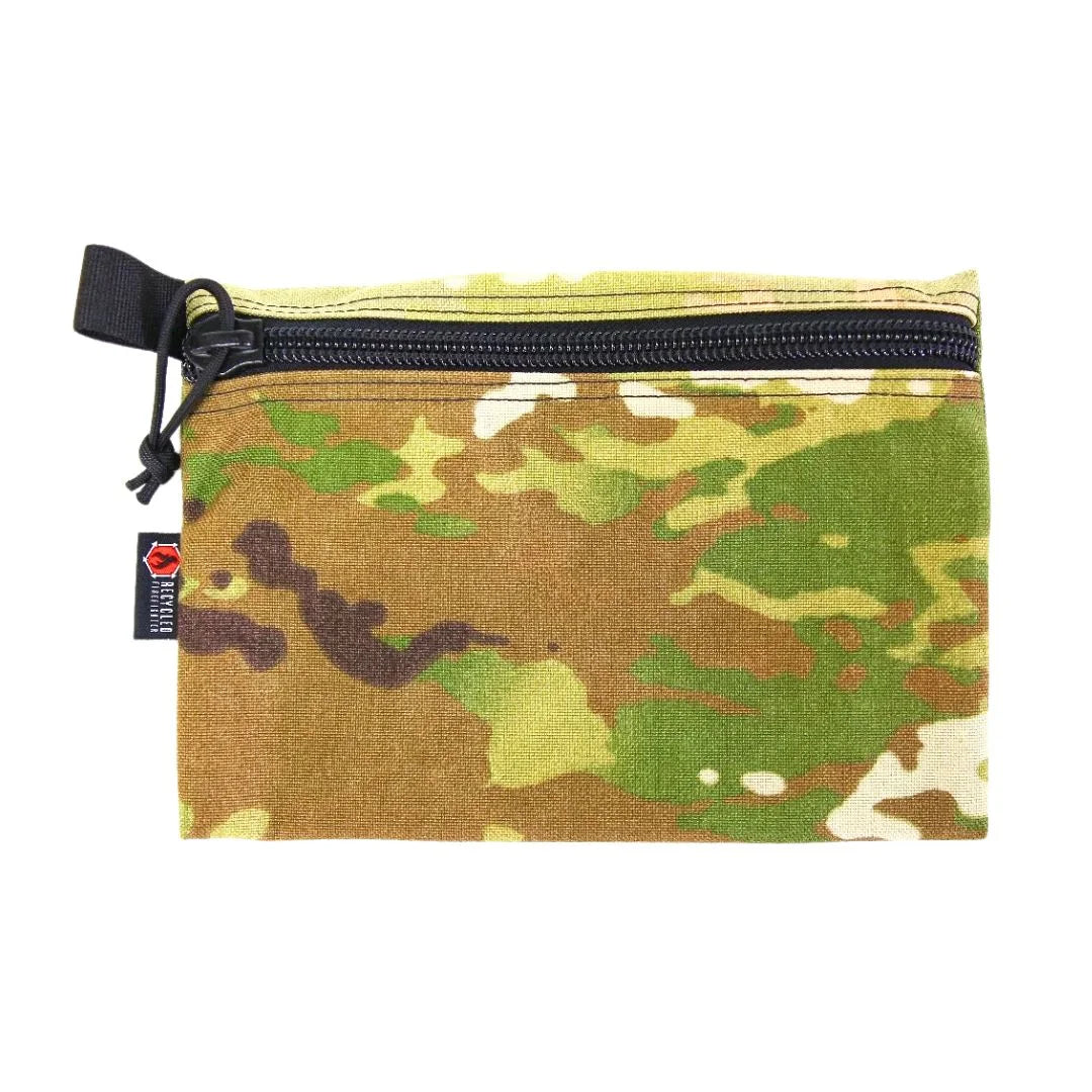 Flat Zippered Gear Pouch Large from Recycled Firefighter. Durable gear designed for first responders and tactical professionals. 