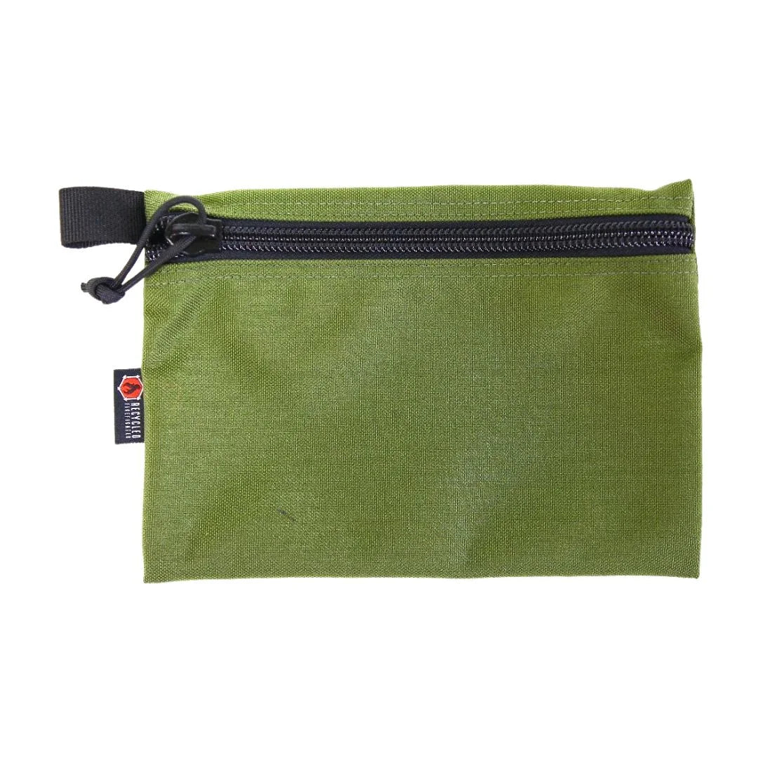 Flat Zippered Gear Pouch Large from Recycled Firefighter. Durable gear designed for first responders and tactical professionals. 