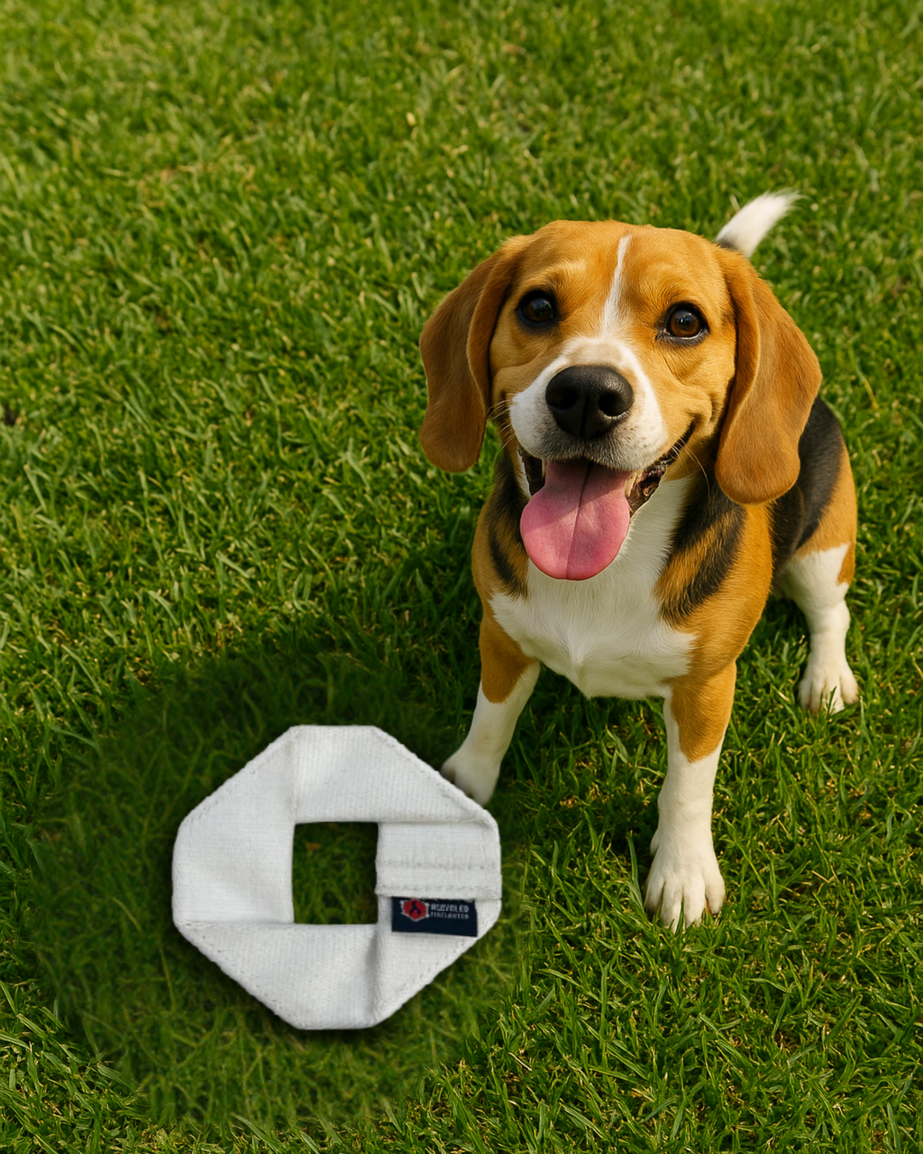 Fire Hose Dog Frisbee JR.