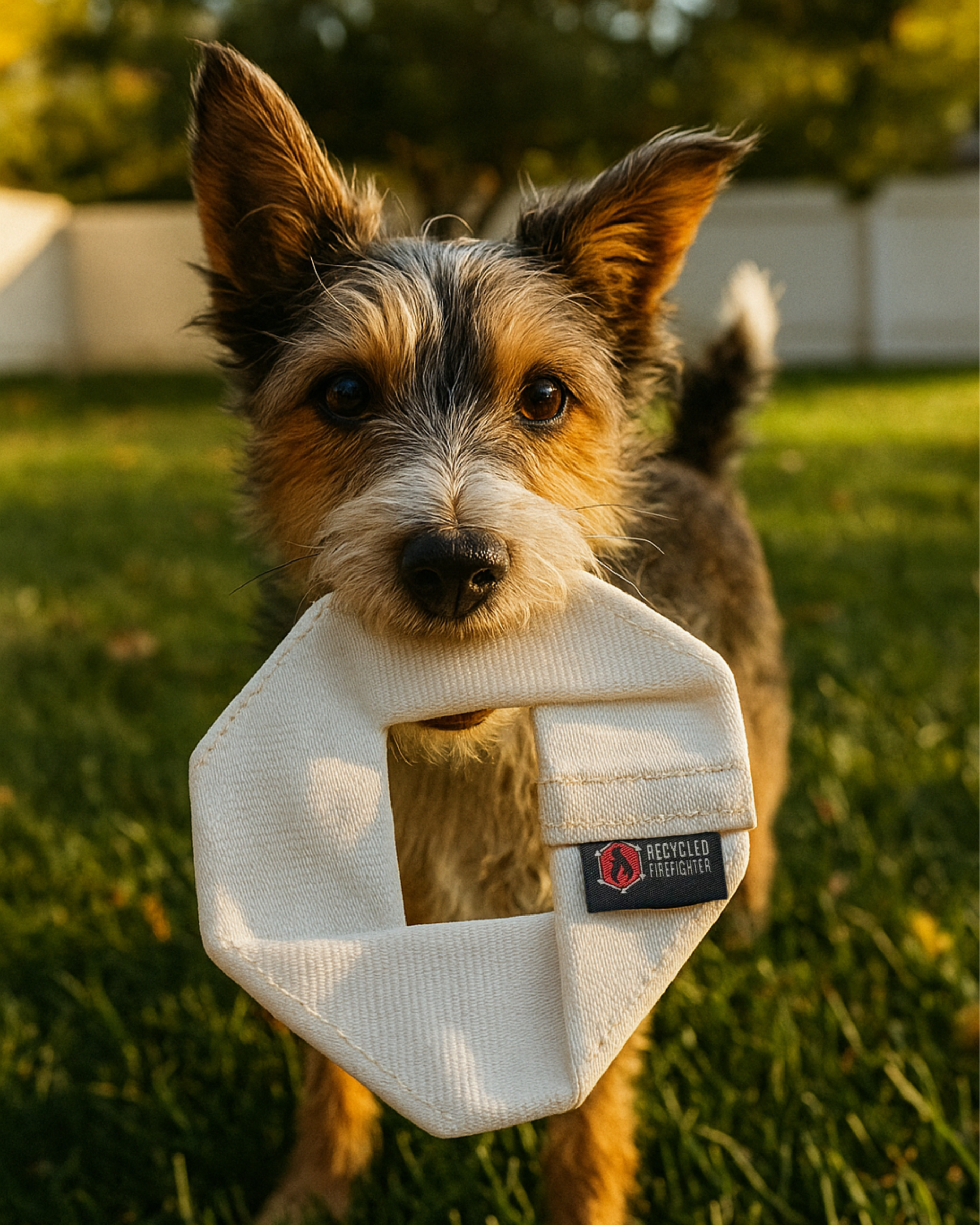 Fire Hose Dog Frisbee JR.
