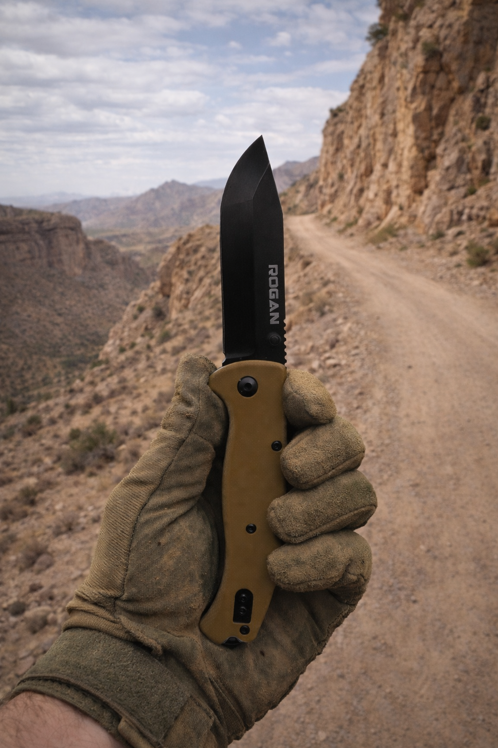 ROGUE Folding Knife-Gen 1 (Coyote/Black)