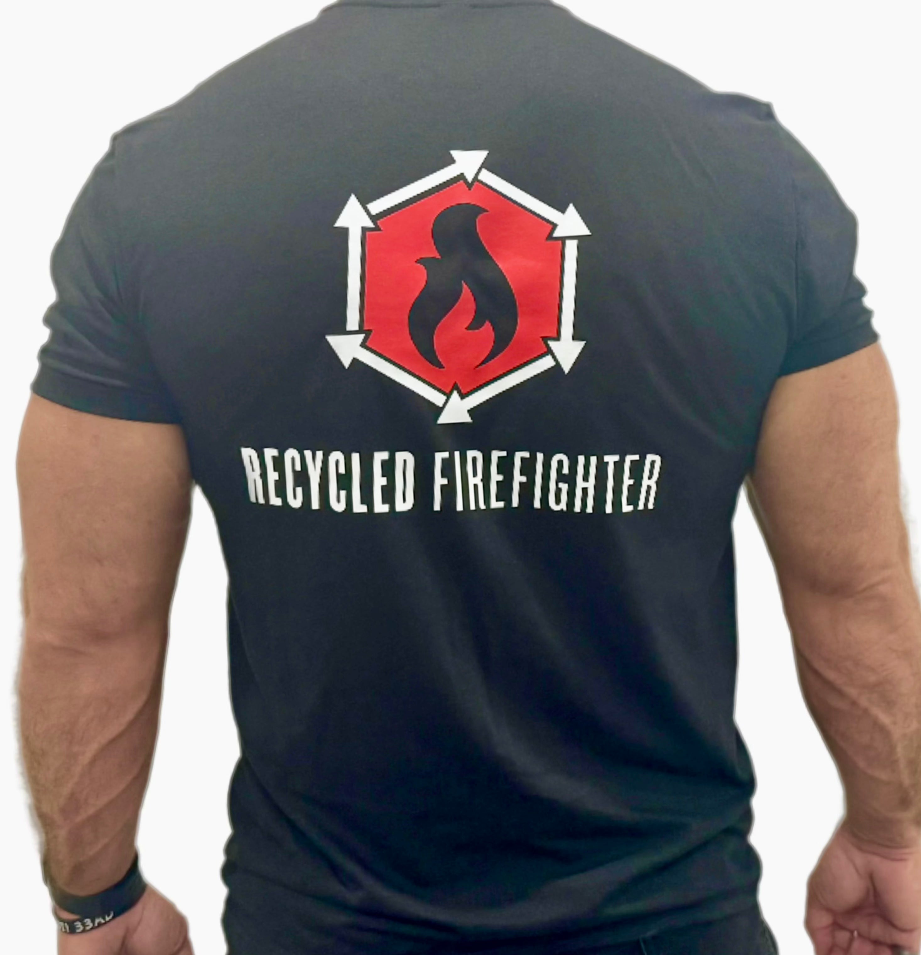 Recycled Firefighter Logo T-shirt
