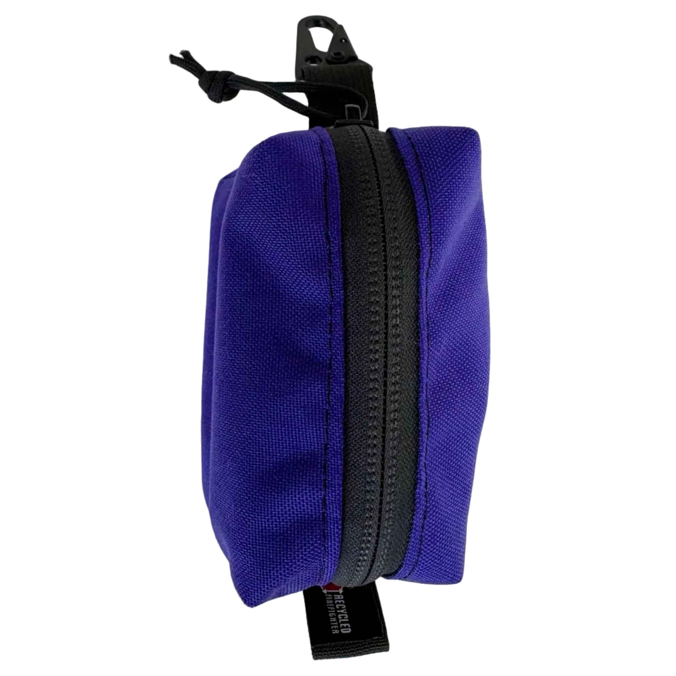 Hot Shot Commander Keychain Pouch by Recycled Firefighter - in-use lifestyle view of the USA-made EDC pouch.