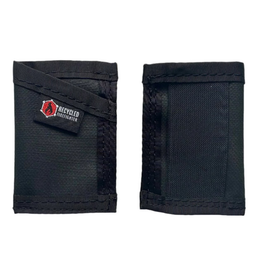 Card Wallet With Money Clip by Recycled Firefighter