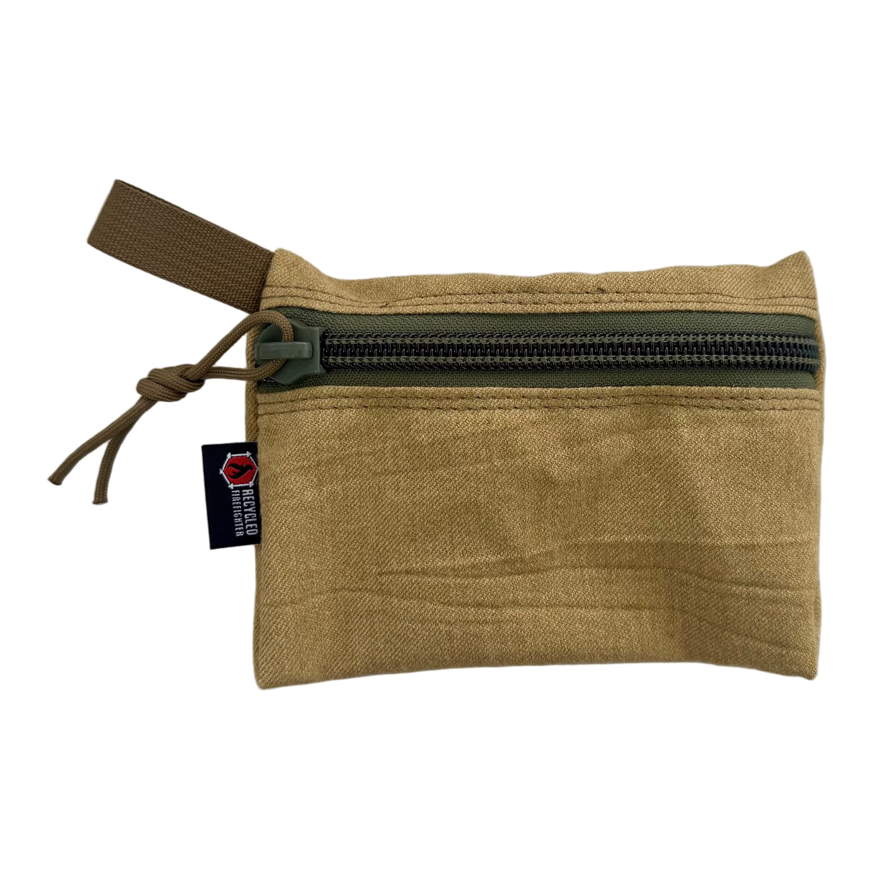 MSA BUNKER GEAR - BROWN & OD  Flat Zippered Gear Pouch - Medium  Recycled Firefighter